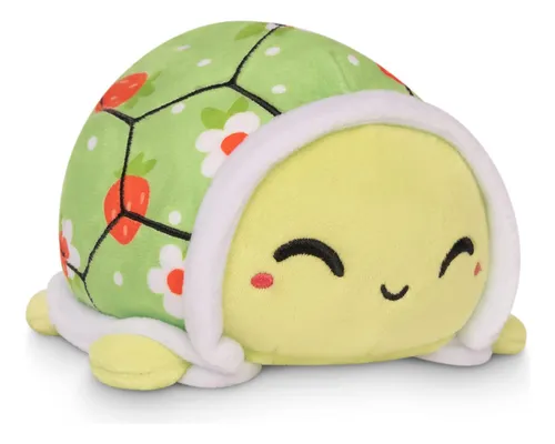 Tortuga De Peluche Reversible Arcoíris 8.9 Cm Para Ansiedad