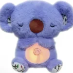Pelcuhe Koala azul para la ansiedad con luces