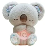 peluche koala gris para la ansiedad con luces